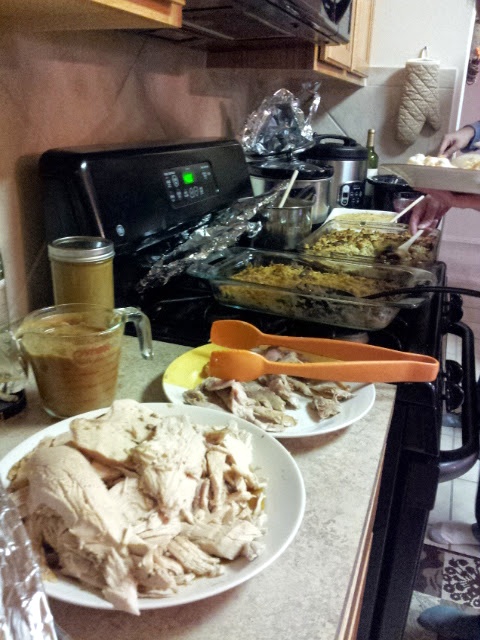 friendsgiving savory food