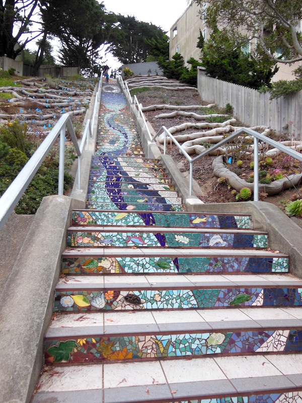 Tiled Steps