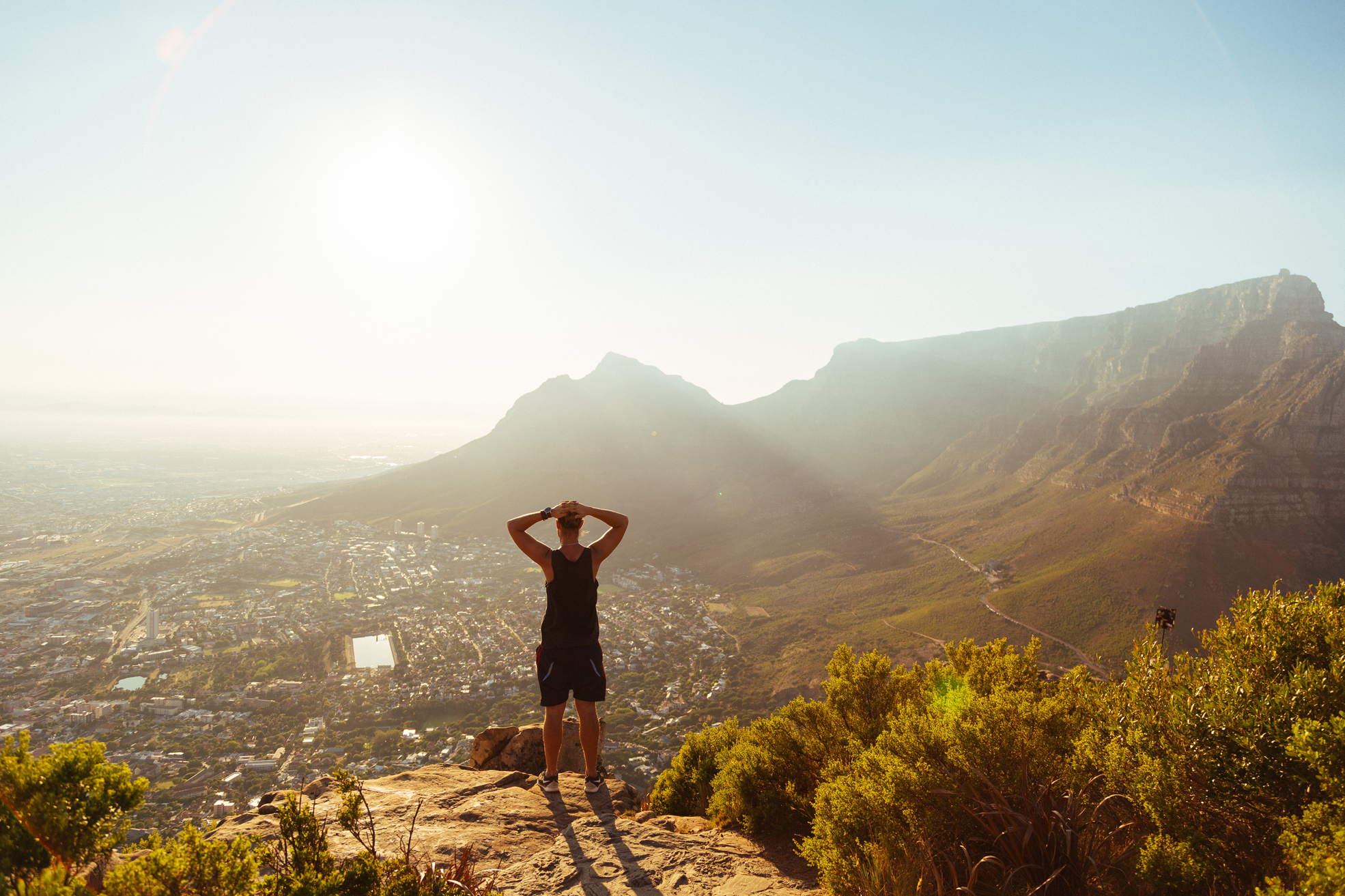 Top Attractions - Table Mountain - 14-Table-Mountain-Sunrise-Hiker-by-Hillary-Fox.jpg